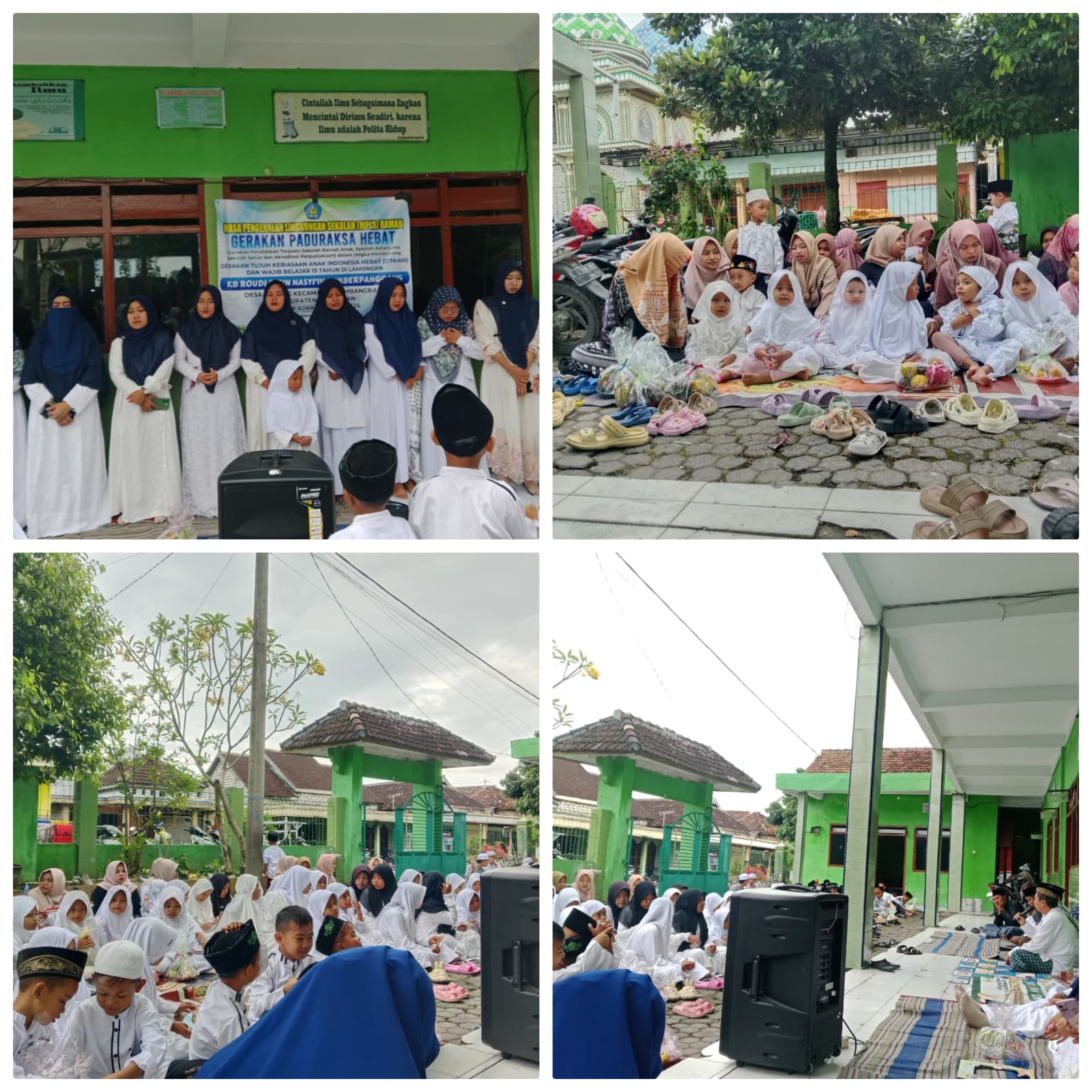 Peringatan Maulid Nabi Muhammad SAW di MI Roudlotun Nasyi’in Berjalan Khidmat dan Meriah